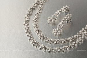 Classy Fancy-Shaped Diamond Necklace.
