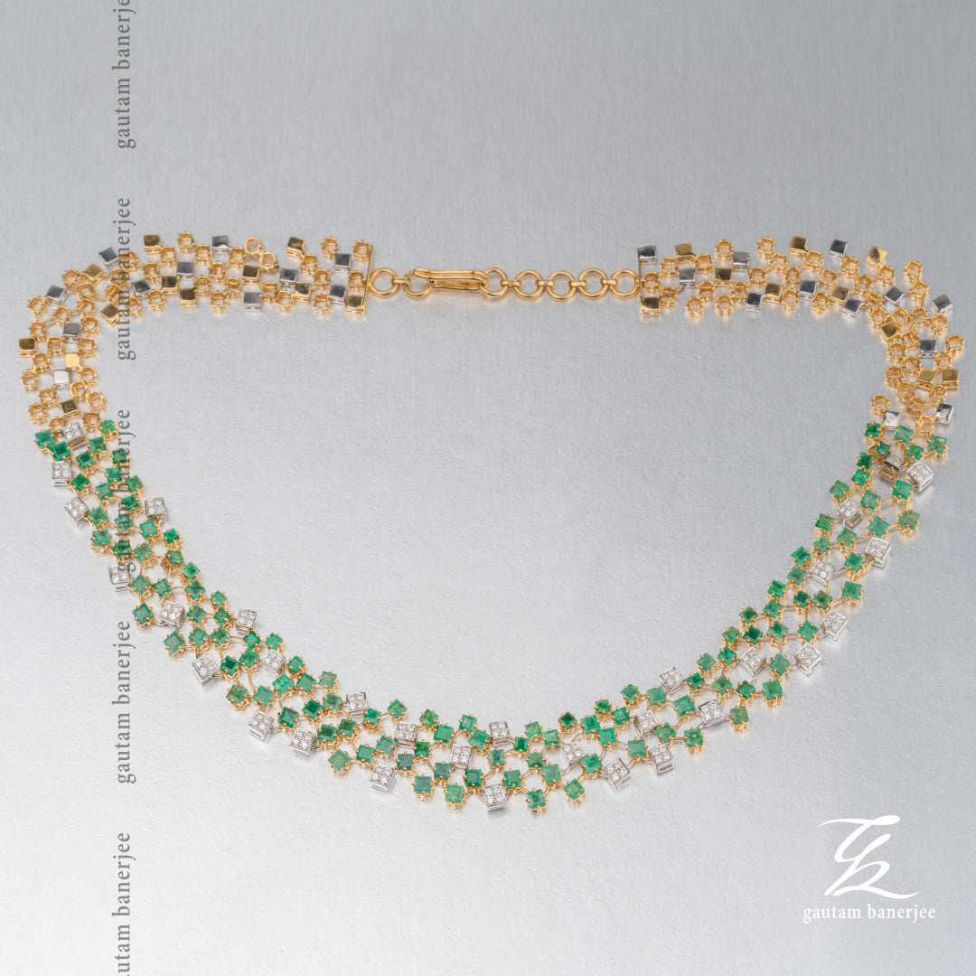 Enchanting Emerald Necklace   | NC001