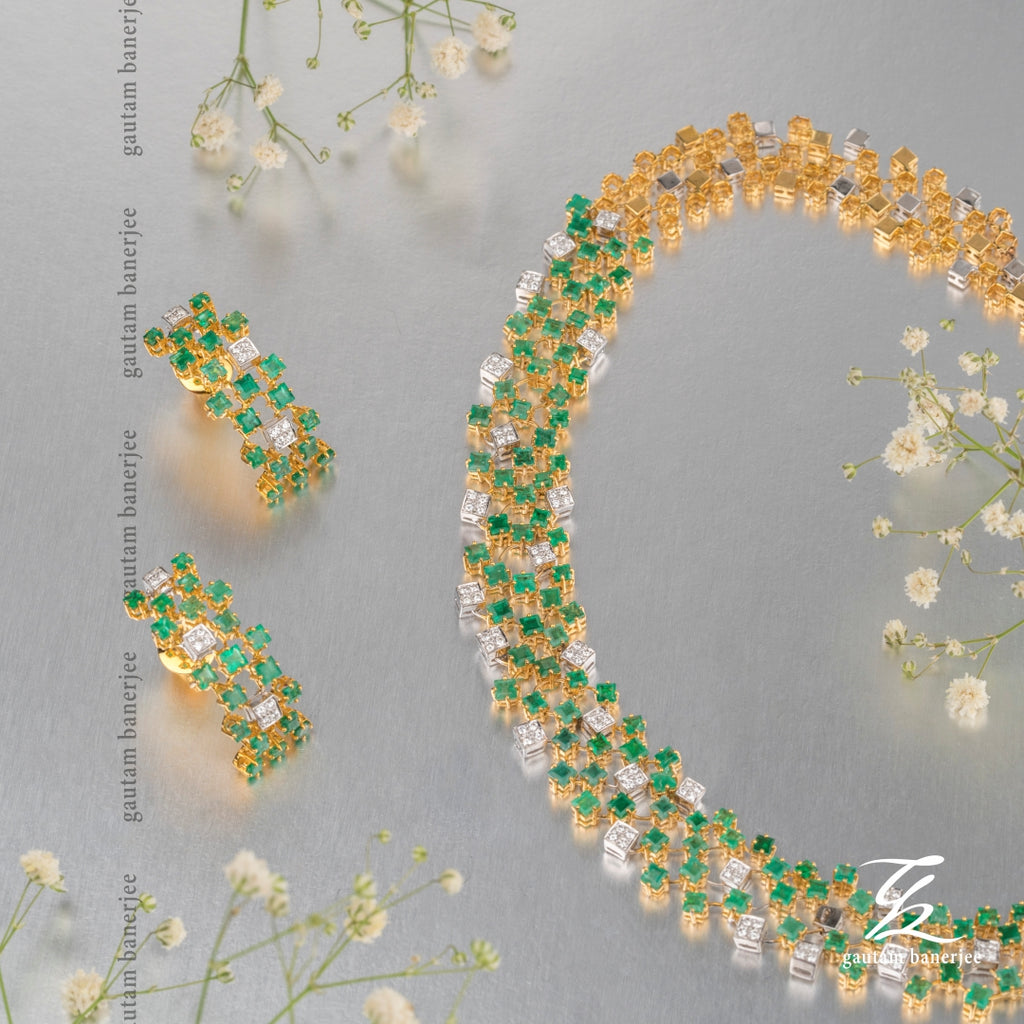 Enchanting Emerald Necklace   | NC001