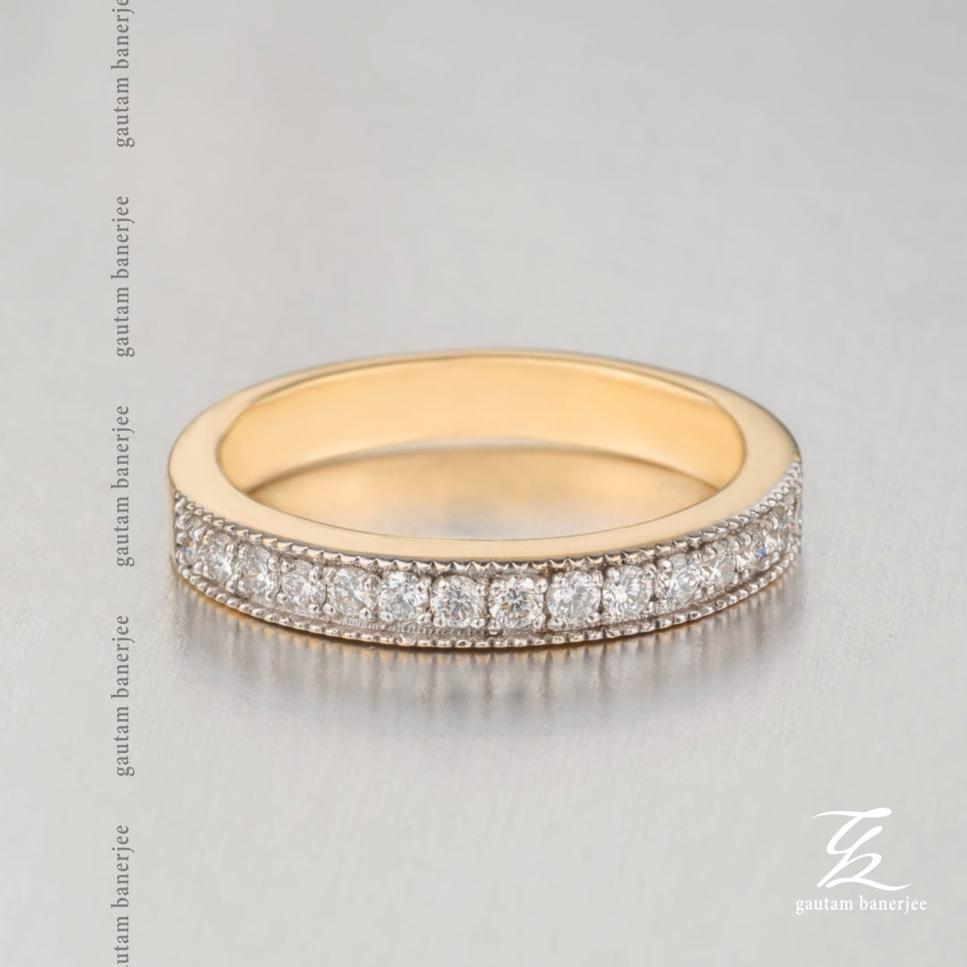 Dainty Diamond Engagement Ring 5mm Round Lab Grown Diamond IGI Certifi –  PENFINE