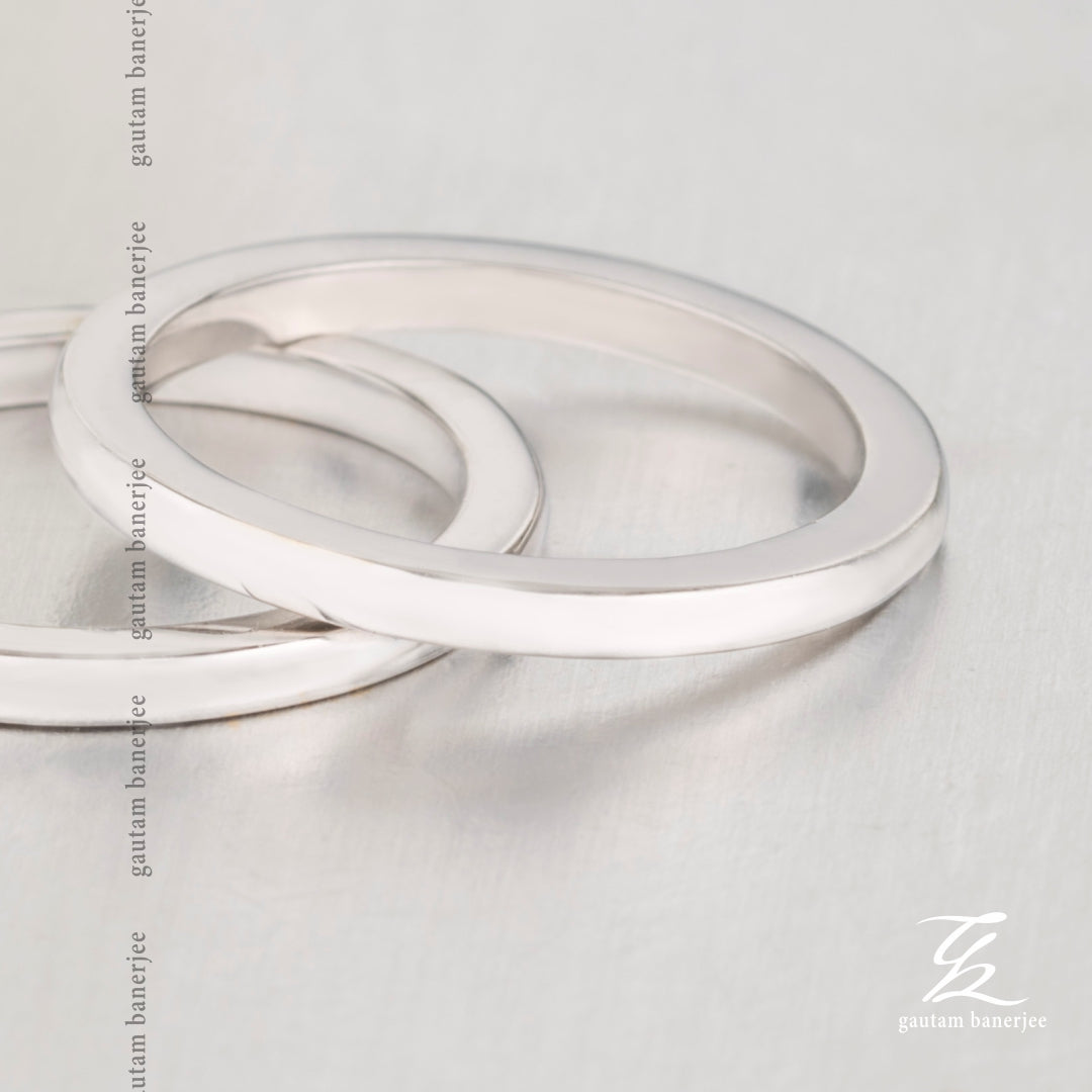 18ct White Gold Diamond 2mm Wedding Ring — Annoushka UK