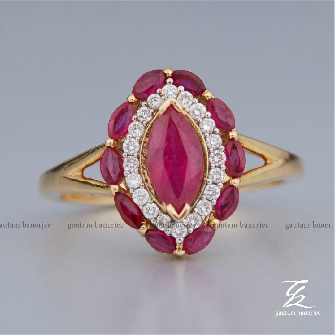 Ruby Topaz Toi et Moi Ring – STONE AND STRAND