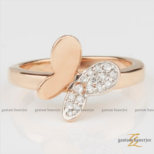 Rose Gold Butterfly | R031